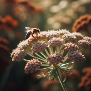 the herb yarrow growing outside, herbs that enhance psychic abilities